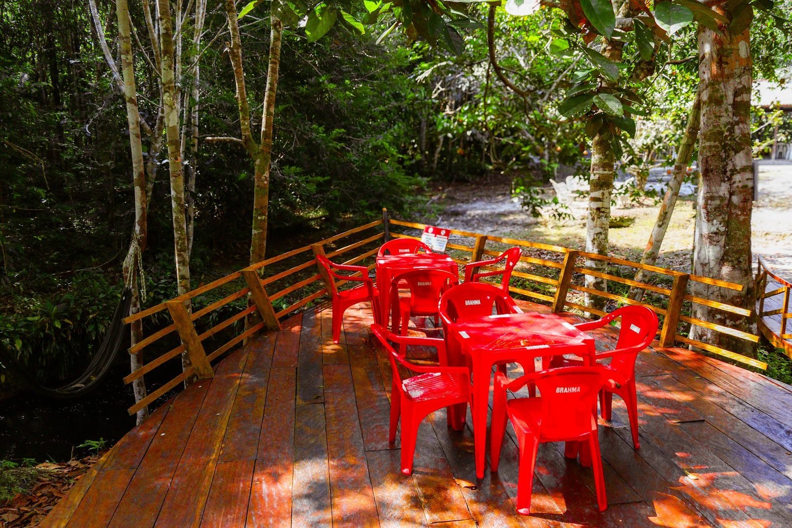 Área de cachoeira da pousada 11