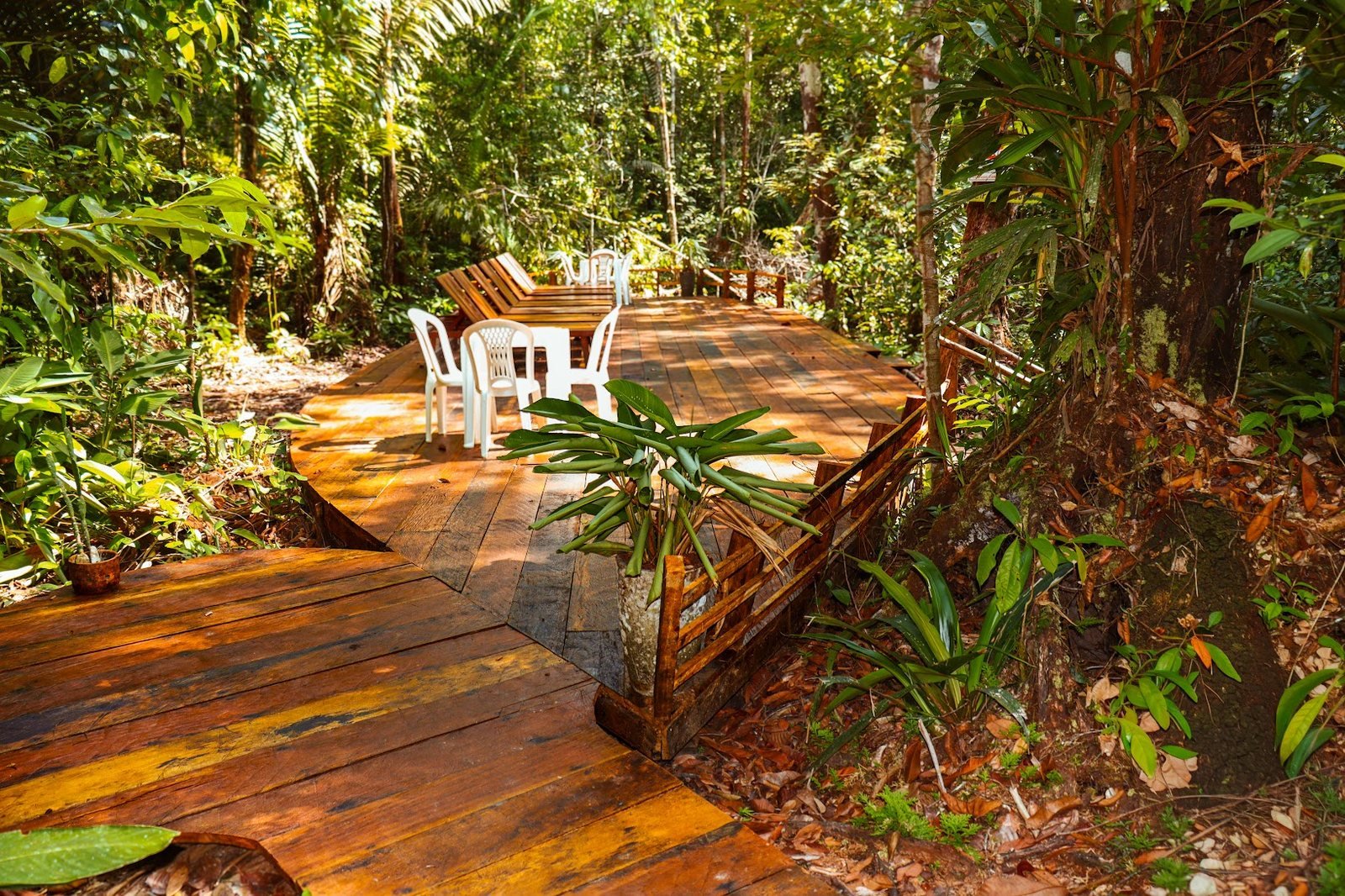 Área de cachoeira da pousada 15