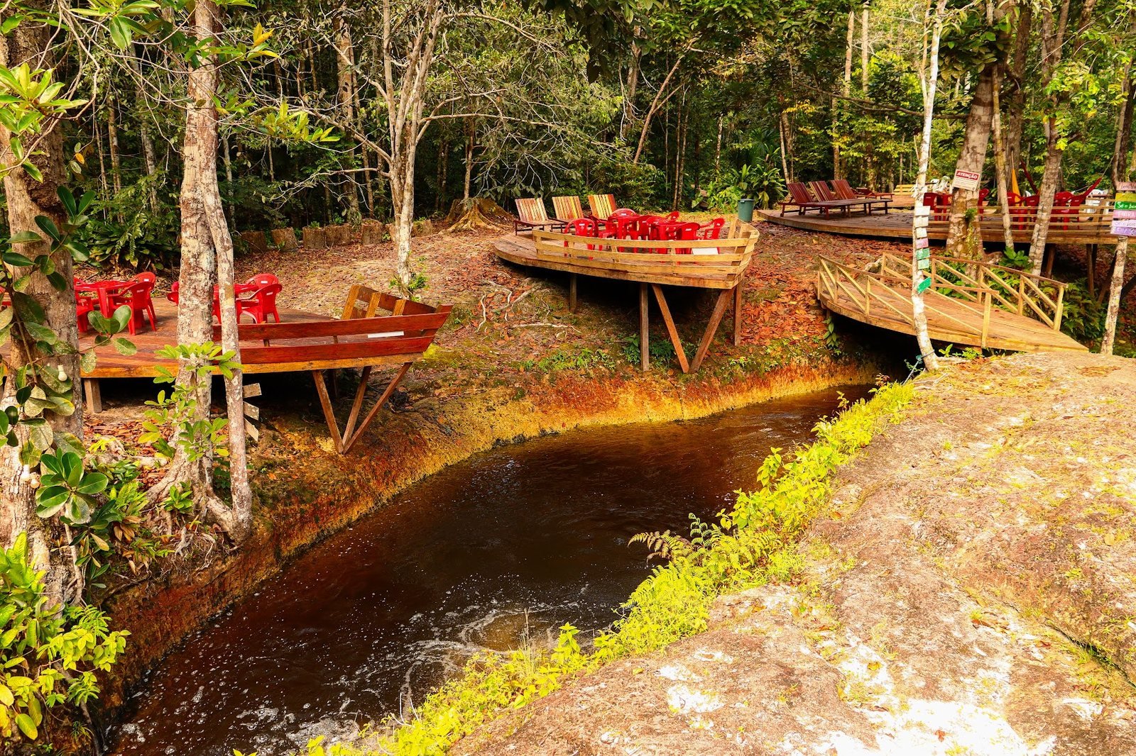 Área de cachoeira da pousada 2