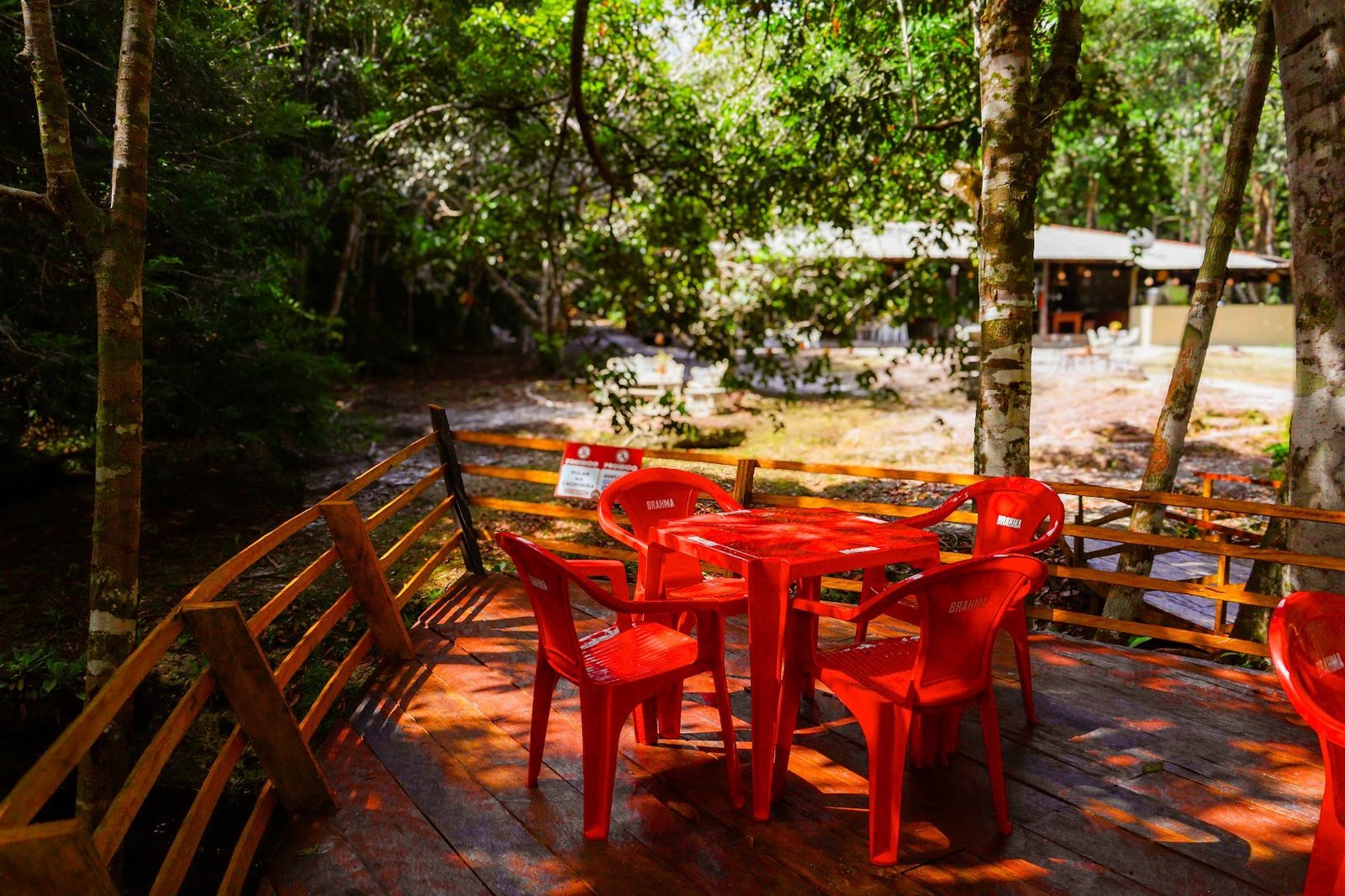 Área de cachoeira da pousada 8